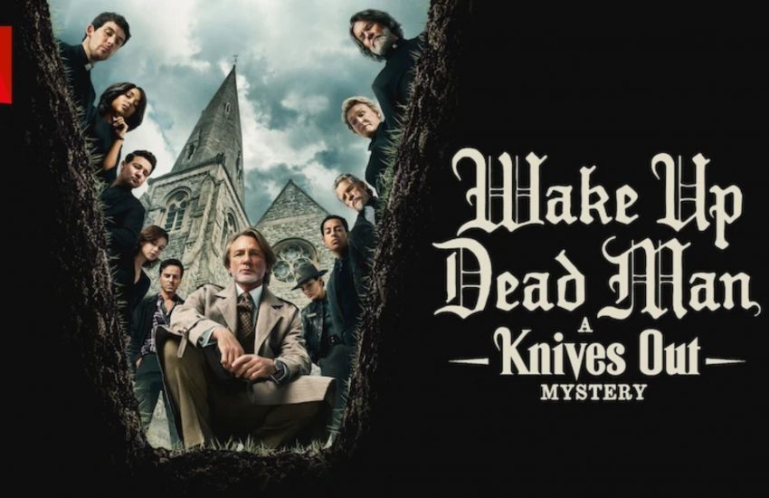 Netflix's Wake Up Dead Man poster